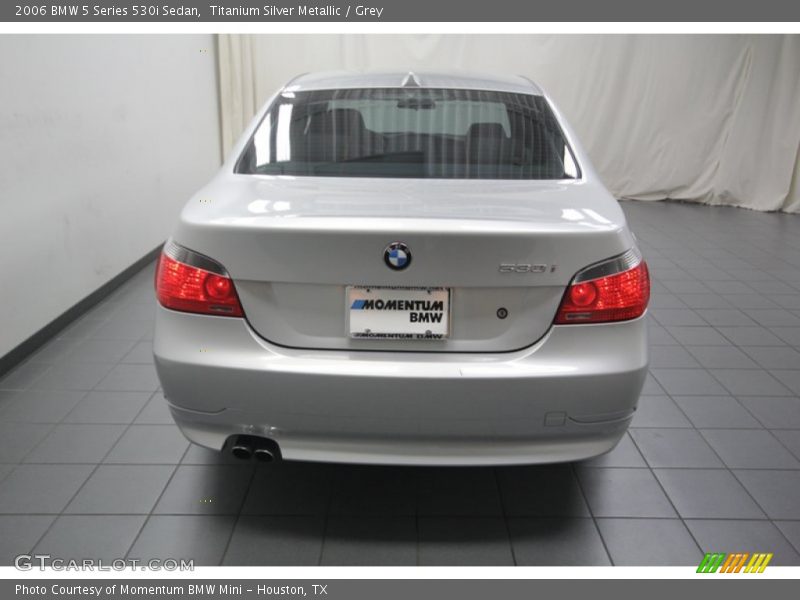 Titanium Silver Metallic / Grey 2006 BMW 5 Series 530i Sedan