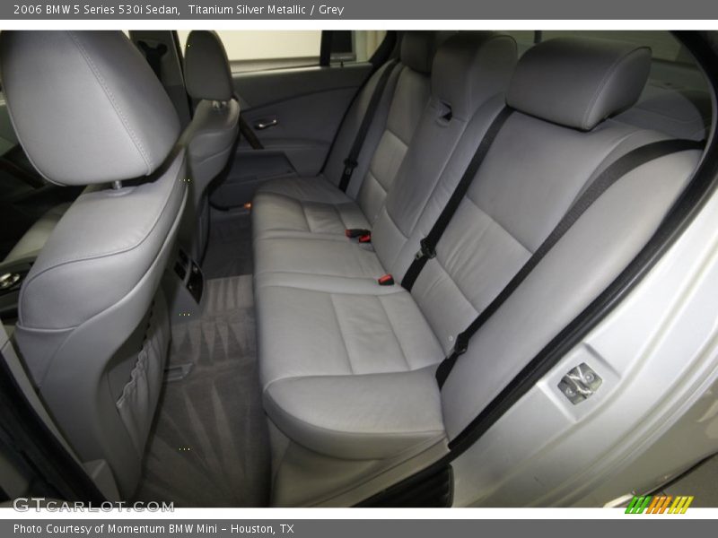 Rear Seat of 2006 5 Series 530i Sedan