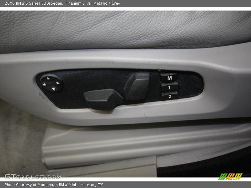 Titanium Silver Metallic / Grey 2006 BMW 5 Series 530i Sedan
