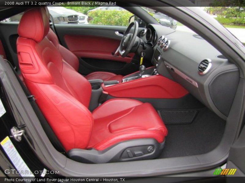 Front Seat of 2008 TT 3.2 quattro Coupe