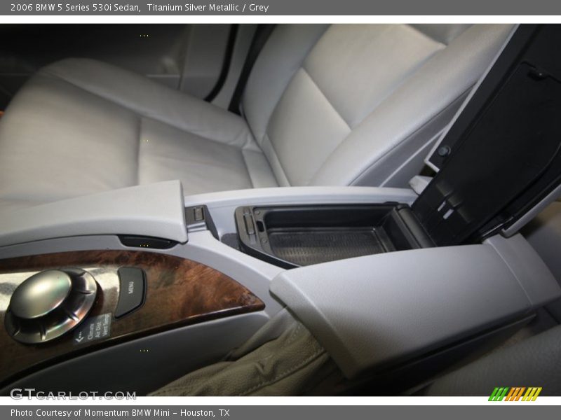 Titanium Silver Metallic / Grey 2006 BMW 5 Series 530i Sedan