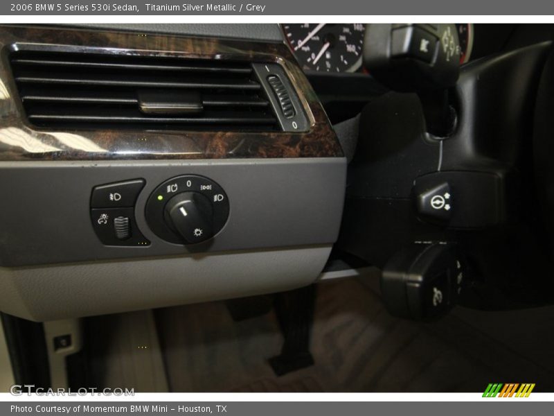 Titanium Silver Metallic / Grey 2006 BMW 5 Series 530i Sedan