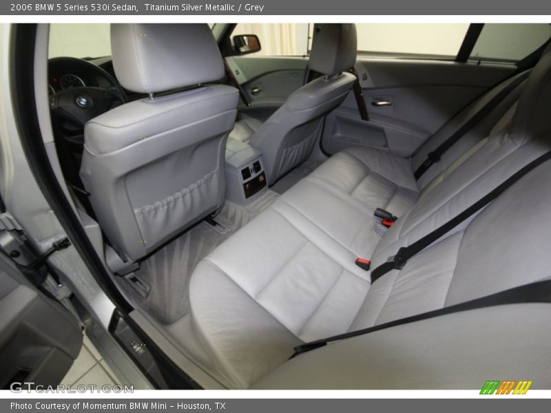 Titanium Silver Metallic / Grey 2006 BMW 5 Series 530i Sedan