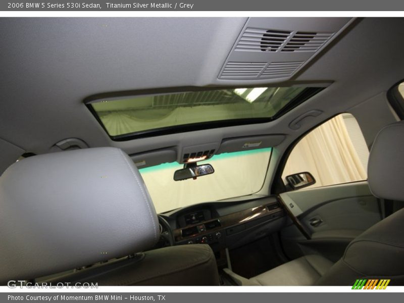 Titanium Silver Metallic / Grey 2006 BMW 5 Series 530i Sedan