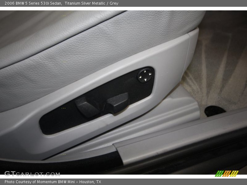 Titanium Silver Metallic / Grey 2006 BMW 5 Series 530i Sedan