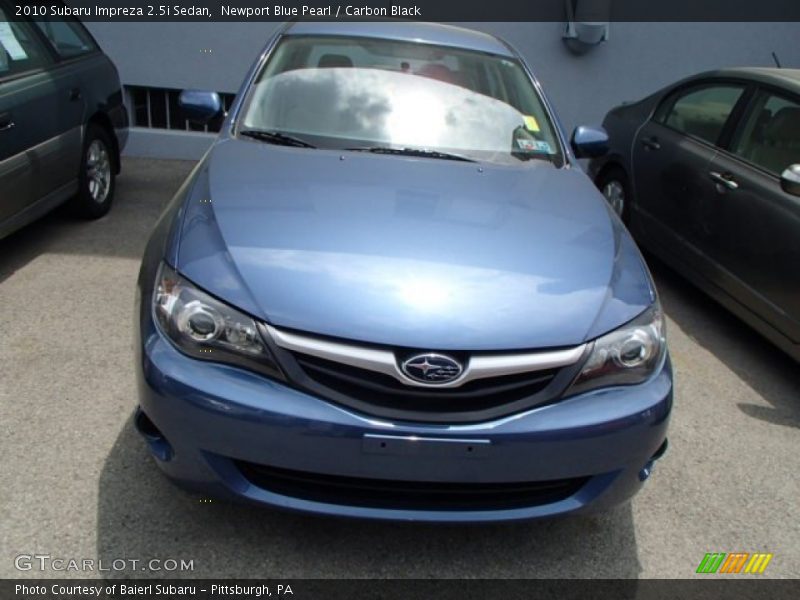 Newport Blue Pearl / Carbon Black 2010 Subaru Impreza 2.5i Sedan