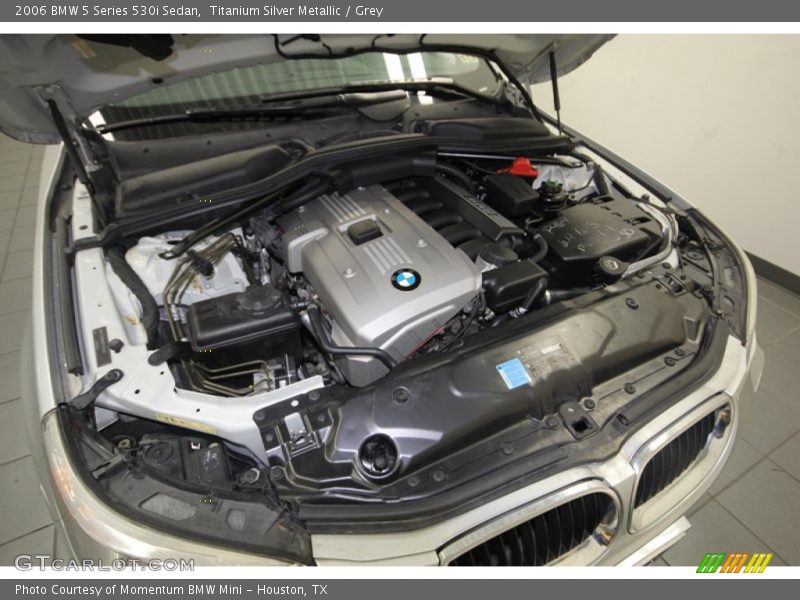 Titanium Silver Metallic / Grey 2006 BMW 5 Series 530i Sedan