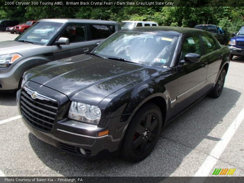 Brilliant Black Crystal Pearl / Dark Slate Gray/Light Slate Gray 2006 Chrysler 300 Touring AWD
