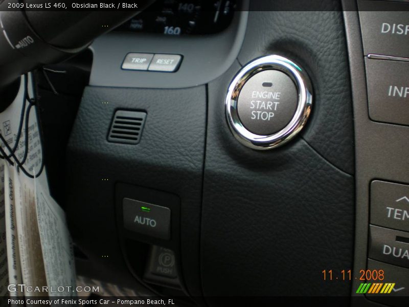 Obsidian Black / Black 2009 Lexus LS 460