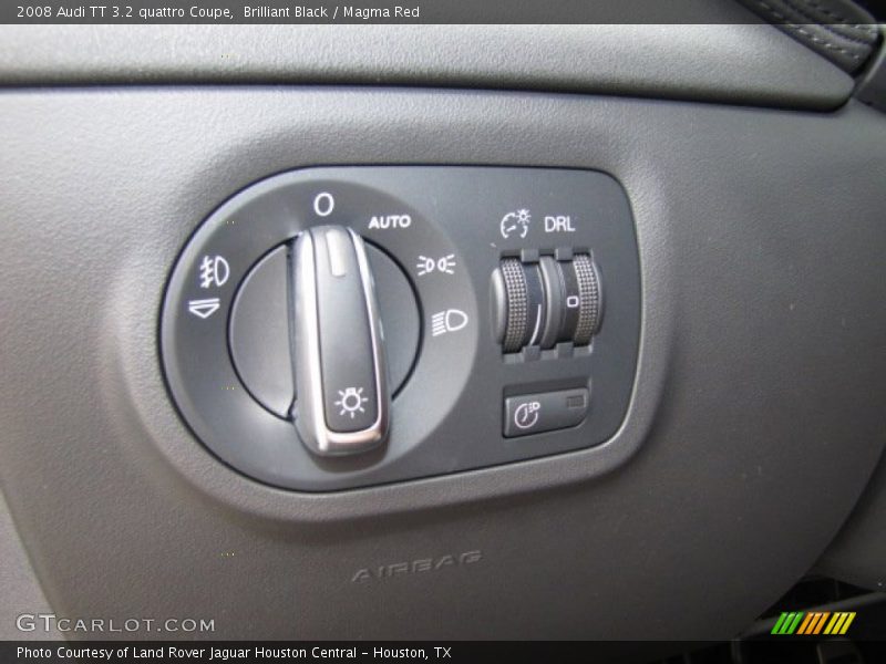 Controls of 2008 TT 3.2 quattro Coupe