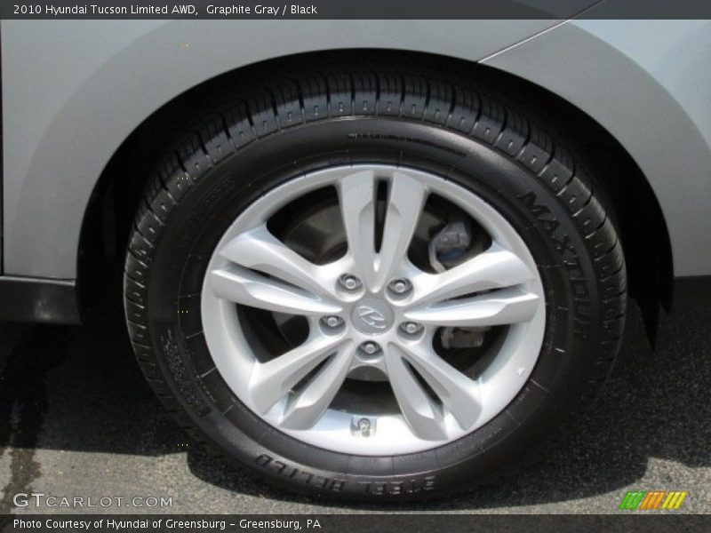 Graphite Gray / Black 2010 Hyundai Tucson Limited AWD