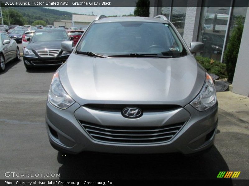 Graphite Gray / Black 2010 Hyundai Tucson Limited AWD