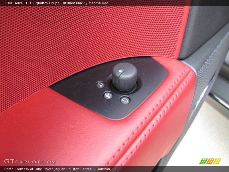 Brilliant Black / Magma Red 2008 Audi TT 3.2 quattro Coupe