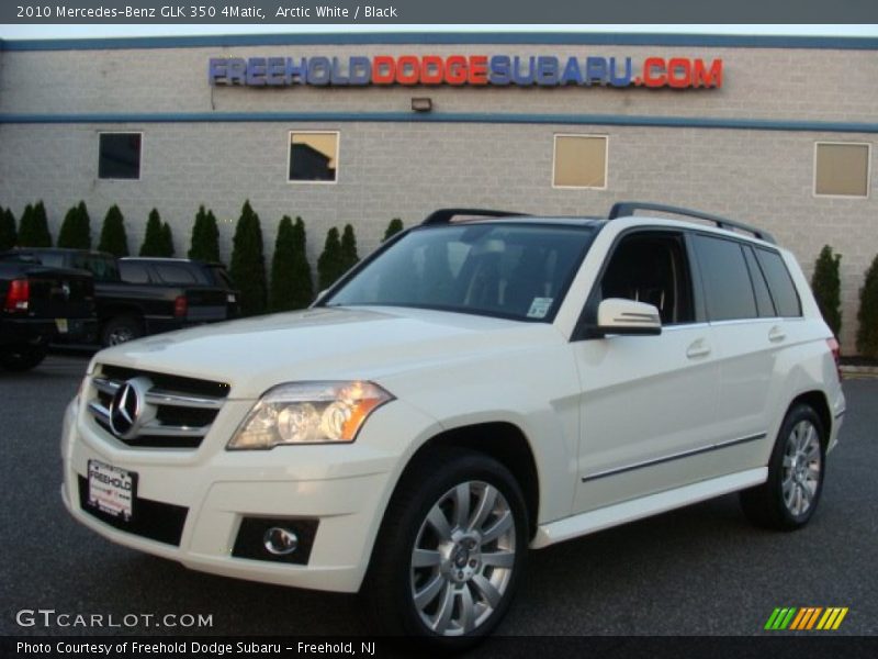 Arctic White / Black 2010 Mercedes-Benz GLK 350 4Matic