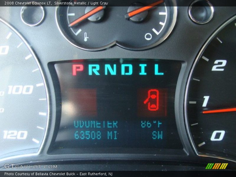 Silverstone Metallic / Light Gray 2008 Chevrolet Equinox LT