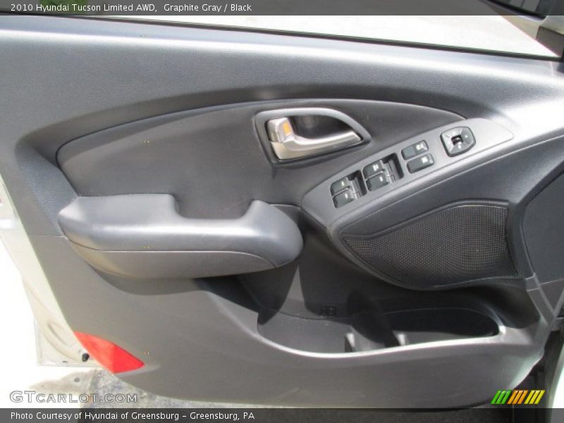 Graphite Gray / Black 2010 Hyundai Tucson Limited AWD