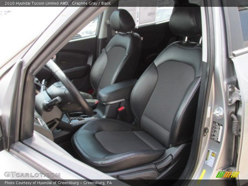 Graphite Gray / Black 2010 Hyundai Tucson Limited AWD