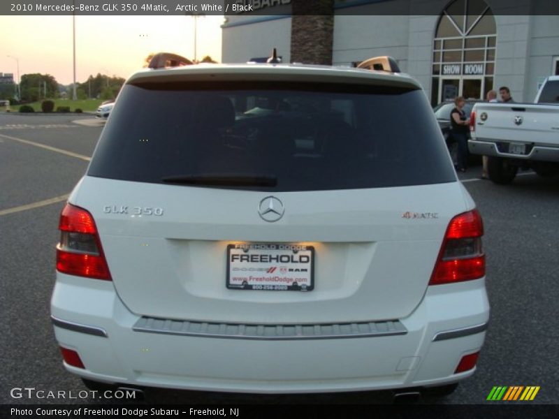 Arctic White / Black 2010 Mercedes-Benz GLK 350 4Matic