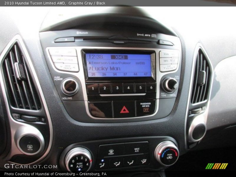 Graphite Gray / Black 2010 Hyundai Tucson Limited AWD