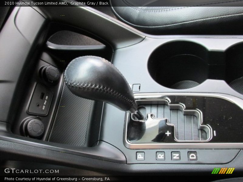 Graphite Gray / Black 2010 Hyundai Tucson Limited AWD
