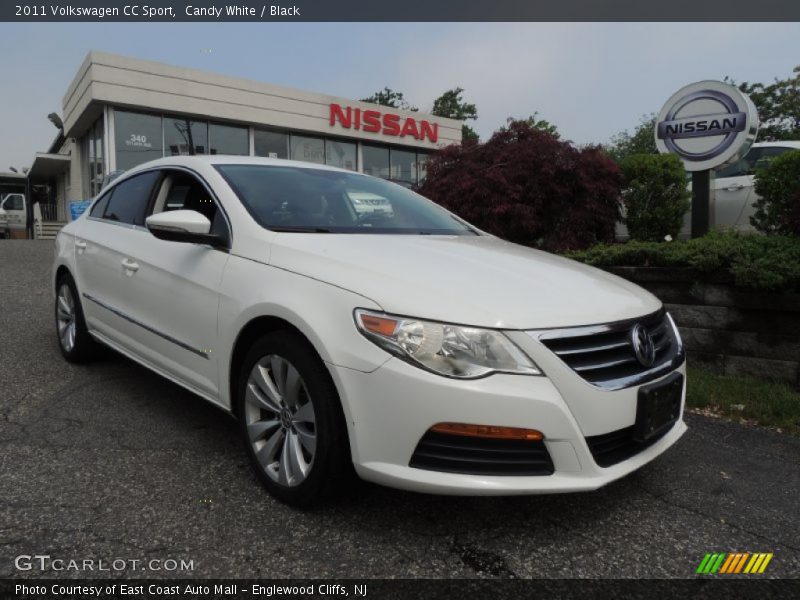 Candy White / Black 2011 Volkswagen CC Sport