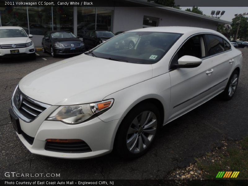 Candy White / Black 2011 Volkswagen CC Sport