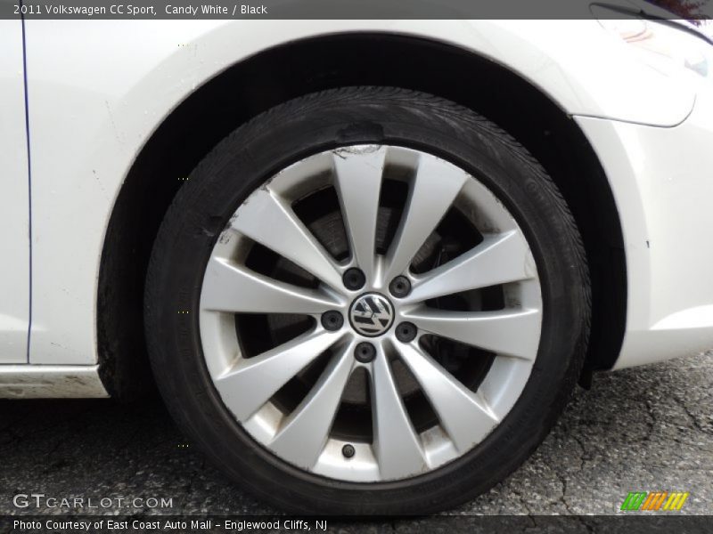 Candy White / Black 2011 Volkswagen CC Sport