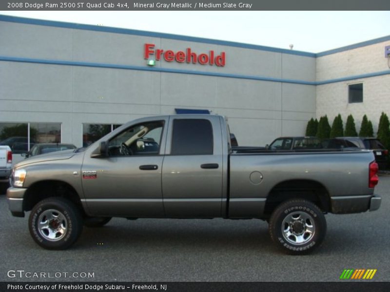 Mineral Gray Metallic / Medium Slate Gray 2008 Dodge Ram 2500 ST Quad Cab 4x4