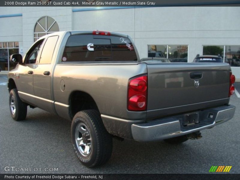 Mineral Gray Metallic / Medium Slate Gray 2008 Dodge Ram 2500 ST Quad Cab 4x4