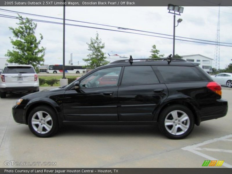 Obsidian Black Pearl / Off Black 2005 Subaru Outback 2.5XT Limited Wagon