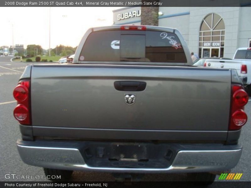 Mineral Gray Metallic / Medium Slate Gray 2008 Dodge Ram 2500 ST Quad Cab 4x4