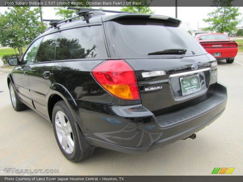 Obsidian Black Pearl / Off Black 2005 Subaru Outback 2.5XT Limited Wagon