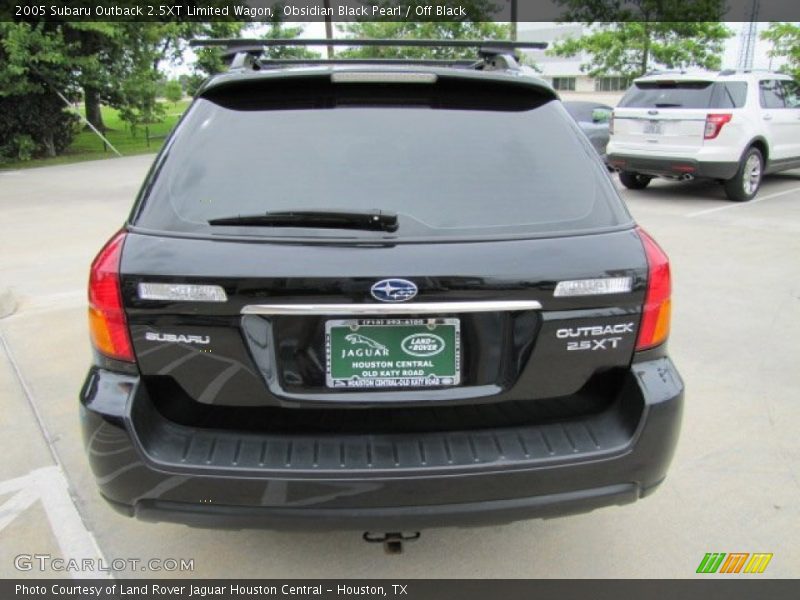 Obsidian Black Pearl / Off Black 2005 Subaru Outback 2.5XT Limited Wagon