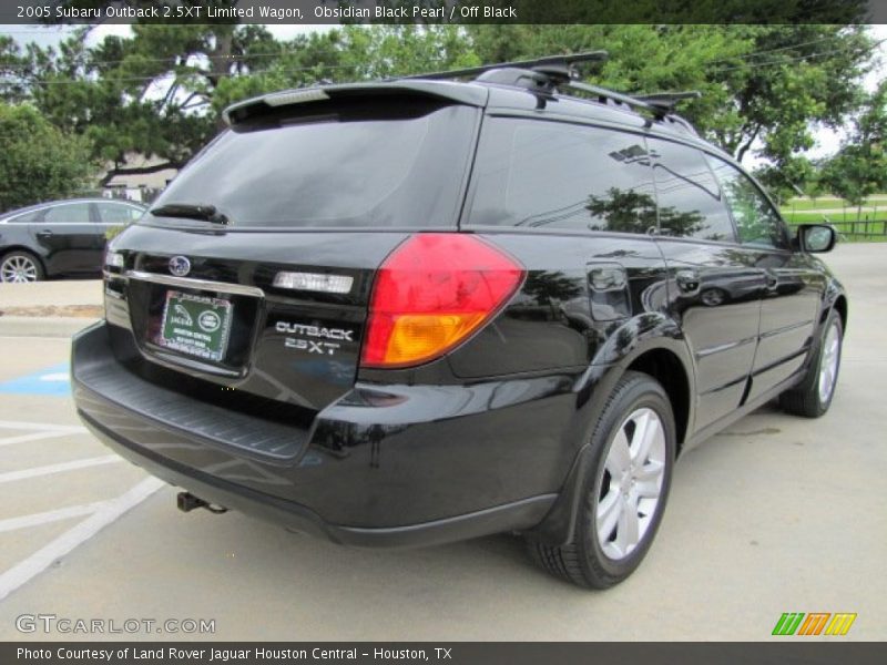 Obsidian Black Pearl / Off Black 2005 Subaru Outback 2.5XT Limited Wagon