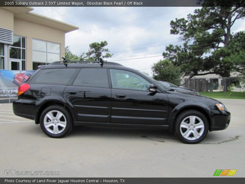 Obsidian Black Pearl / Off Black 2005 Subaru Outback 2.5XT Limited Wagon