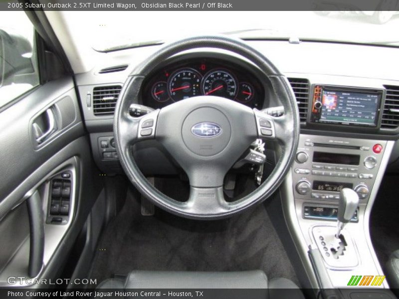 Obsidian Black Pearl / Off Black 2005 Subaru Outback 2.5XT Limited Wagon