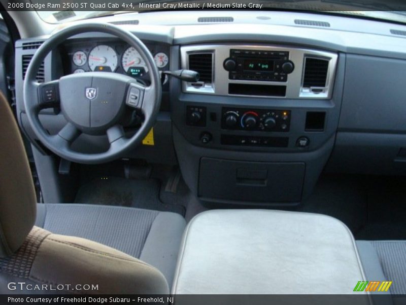 Mineral Gray Metallic / Medium Slate Gray 2008 Dodge Ram 2500 ST Quad Cab 4x4