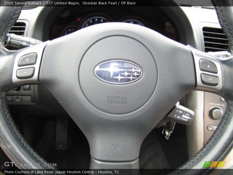 Obsidian Black Pearl / Off Black 2005 Subaru Outback 2.5XT Limited Wagon