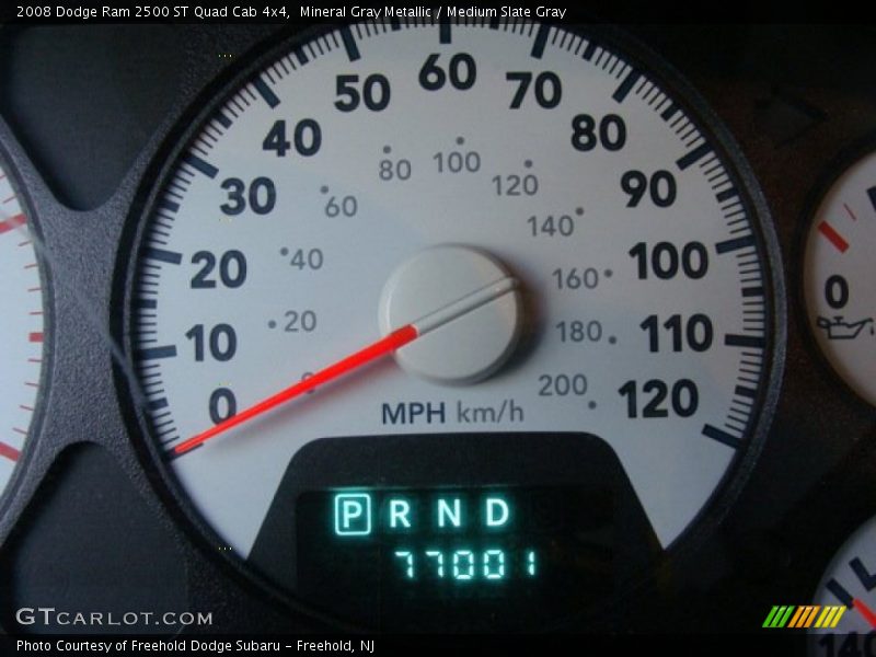 Mineral Gray Metallic / Medium Slate Gray 2008 Dodge Ram 2500 ST Quad Cab 4x4