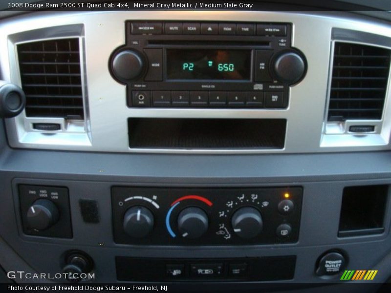 Mineral Gray Metallic / Medium Slate Gray 2008 Dodge Ram 2500 ST Quad Cab 4x4