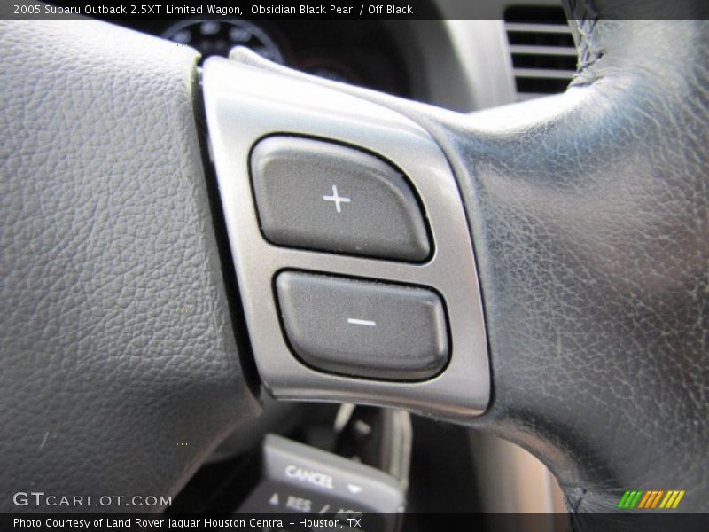 Obsidian Black Pearl / Off Black 2005 Subaru Outback 2.5XT Limited Wagon