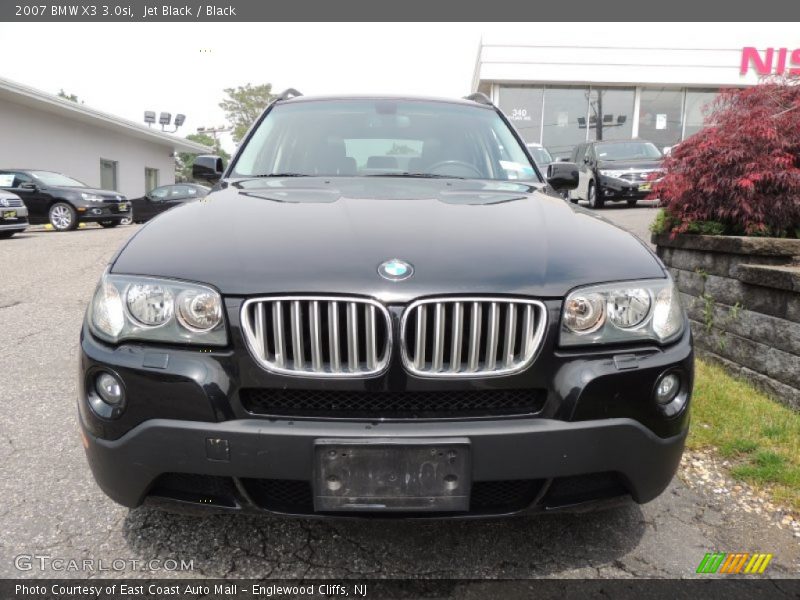 Jet Black / Black 2007 BMW X3 3.0si