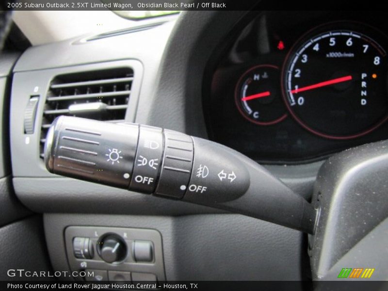 Obsidian Black Pearl / Off Black 2005 Subaru Outback 2.5XT Limited Wagon