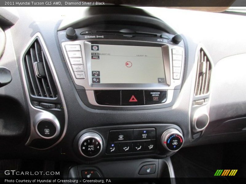 Diamond Silver / Black 2011 Hyundai Tucson GLS AWD