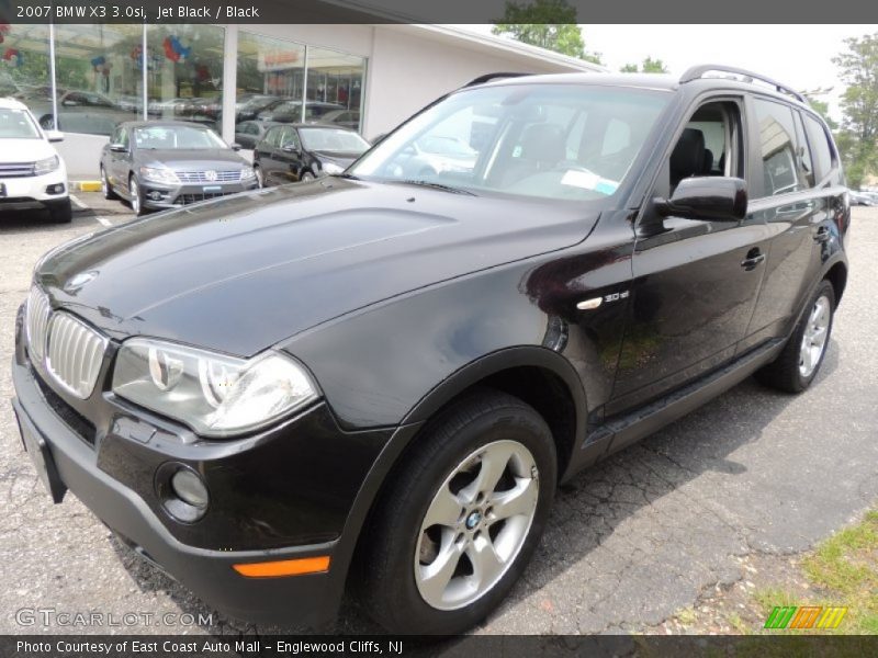 Jet Black / Black 2007 BMW X3 3.0si