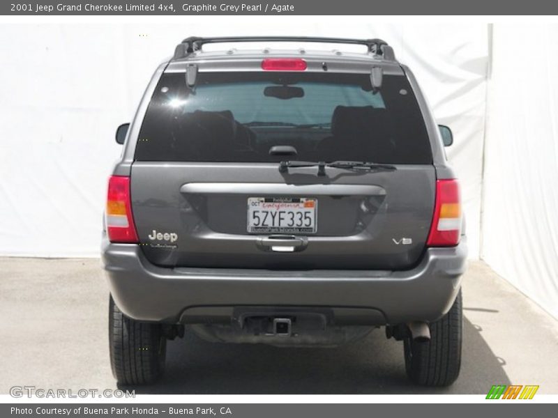 Graphite Grey Pearl / Agate 2001 Jeep Grand Cherokee Limited 4x4