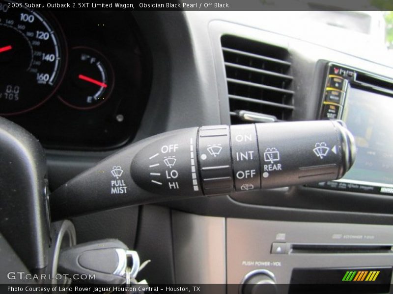 Obsidian Black Pearl / Off Black 2005 Subaru Outback 2.5XT Limited Wagon