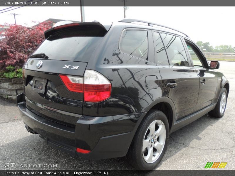 Jet Black / Black 2007 BMW X3 3.0si