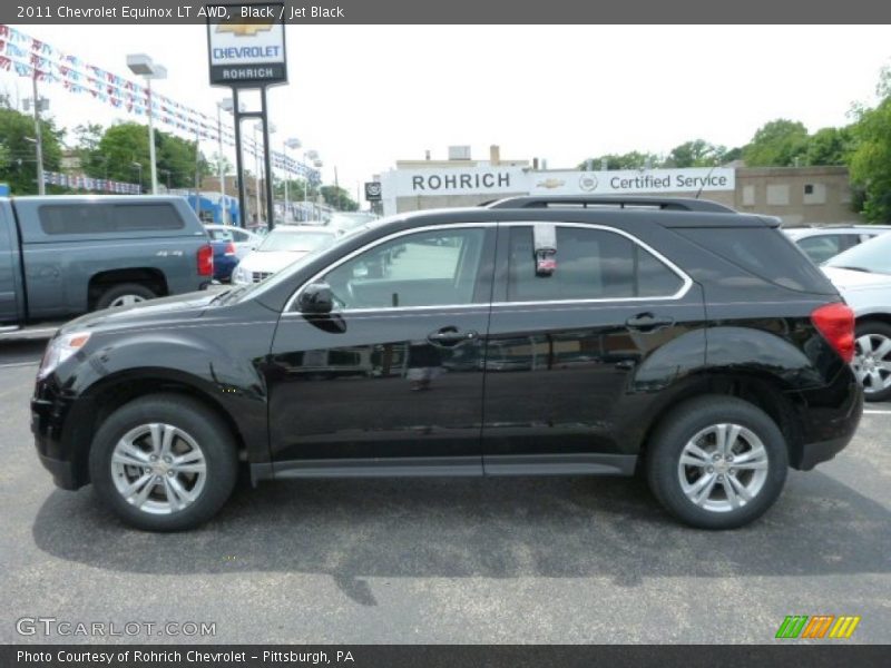 Black / Jet Black 2011 Chevrolet Equinox LT AWD