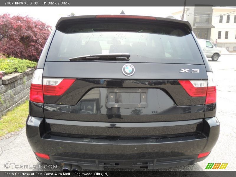 Jet Black / Black 2007 BMW X3 3.0si